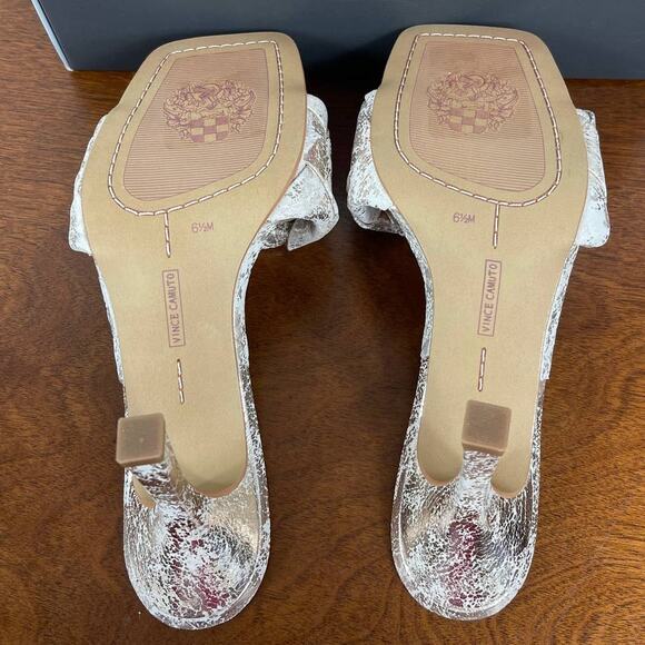 Vince Camuto Gold Sandals - Picture 8 of 9